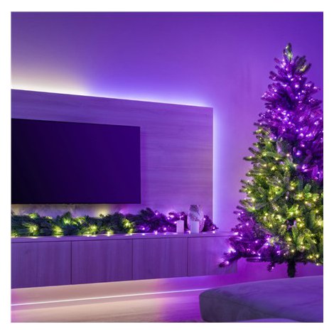 Twinkly Pre-lit Garland Smart LED 50 RGBW (Multicolor + White) Twinkly | Pre-lit Garland Smart LED 50, 2.5 m | RGBW - 16M+ color - 5